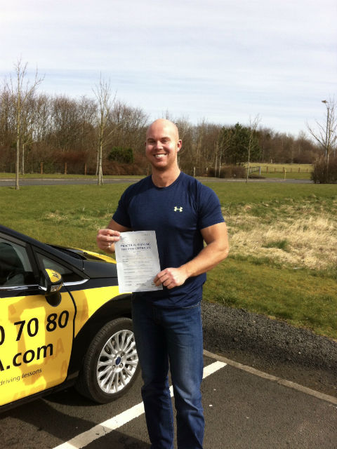 passed my driving test in Troon 061